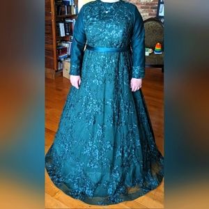 Hunter Green gown